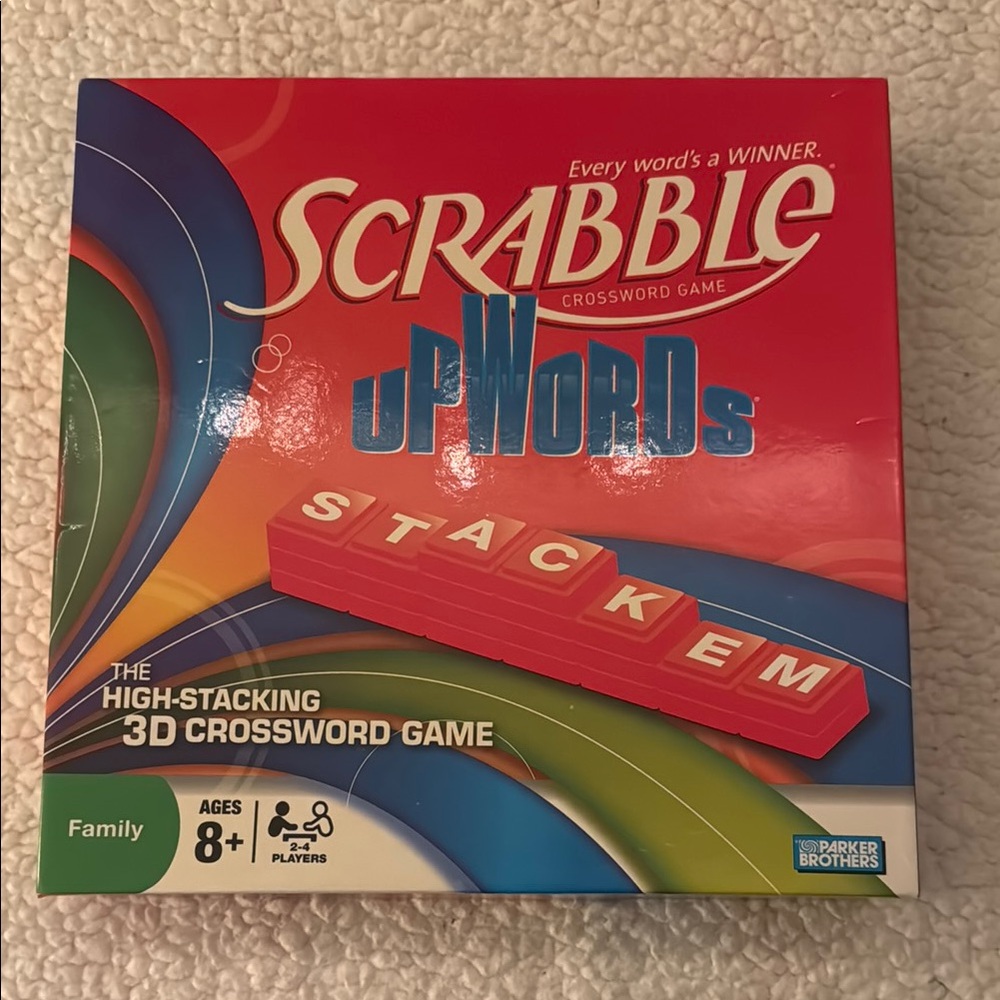 Scrabble Upwords Board Game Classic Family Fun